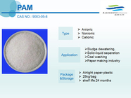 Suda Çözünür Polimer 9003-05-8 PAM Kimyasal Su Arıtma Kağıt Endüstrisi