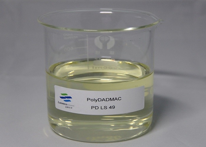 sıvı dadmac polimeri % 40 Polydadmac Amonyum Koagülan Polymer polyDCD organik koagülanlar filtreleme uygulamaları