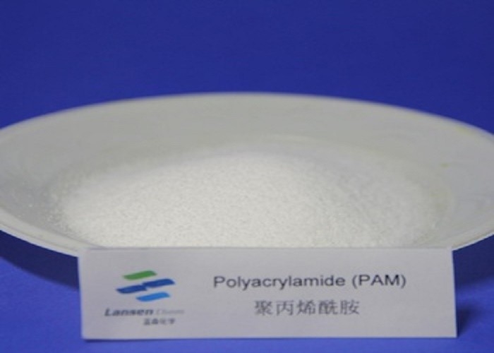 Katyonik Su Arıtma Kimyasalları Poliakrilamid PAM Yüksek Moleküler 25kgs / Torba Paketi