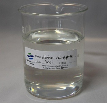 Topaklayıcı Renk Gidericiler Alüminyum Klorohidrat ACH Sıvı Terlemeyi Önleyici Kimyasal Yardımcı Madde
