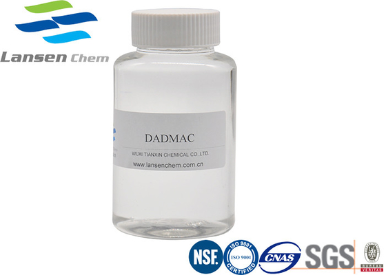 Süspansiyonlarda ISO9000 Cas 7398-69-8 DADMAC Kimyasalları Yardımcı Ajan Topaklayıcı Maddeler Su Flokülasyonu
