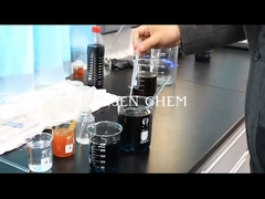 Su renk giderici ajanın kavanoz testi